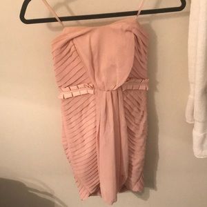 Strapless cocktail dress